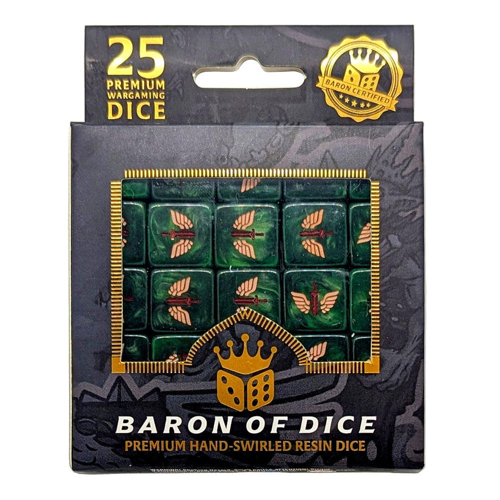 Baron of Dice - Angels of Death - 16mm Dice Set (25)