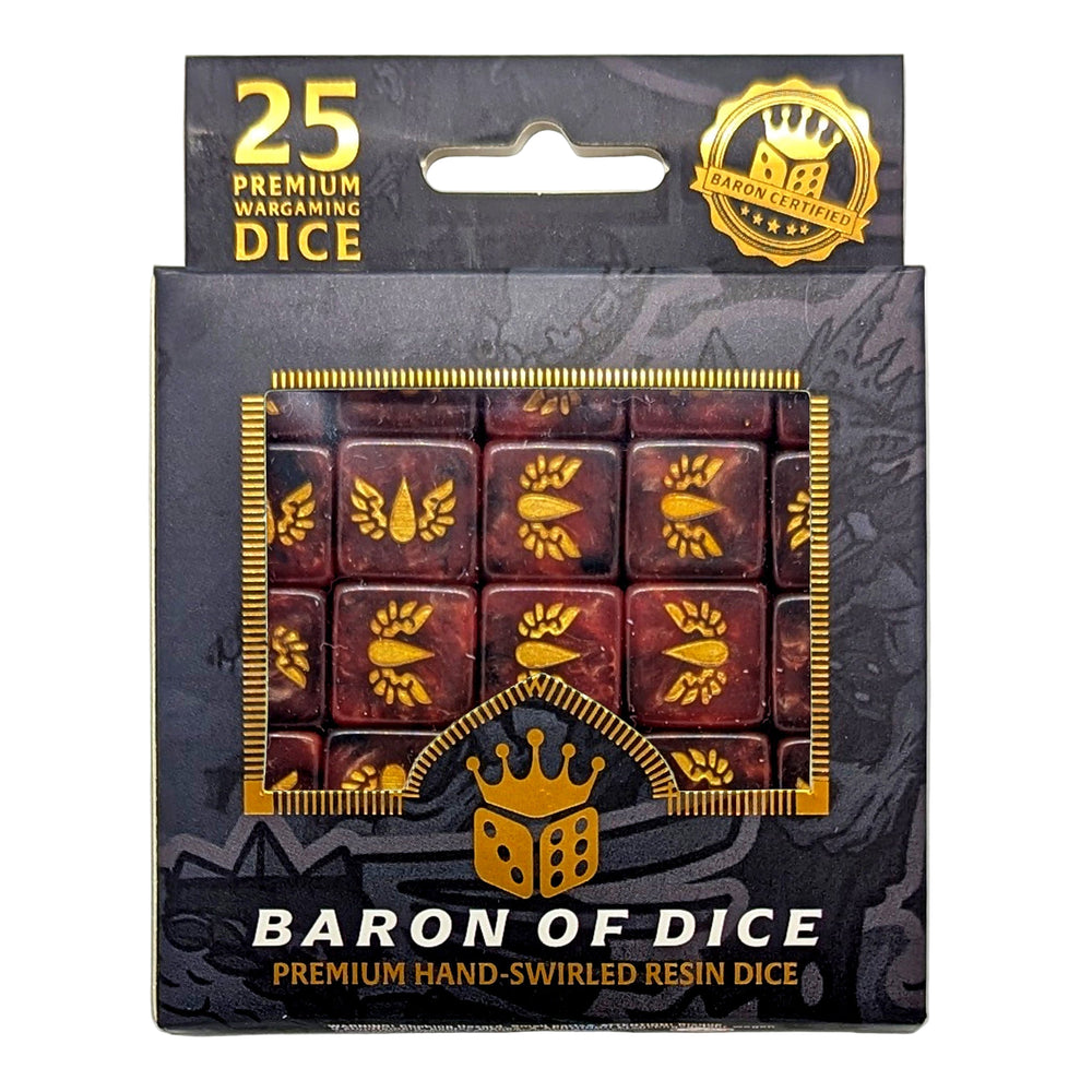 Baron of Dice - Blood Drop - 16mm Dice Set (25)