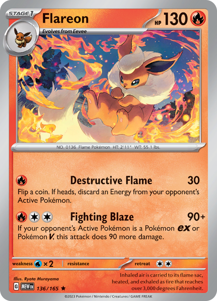 Flareon (136/165) [Scarlet & Violet 151]