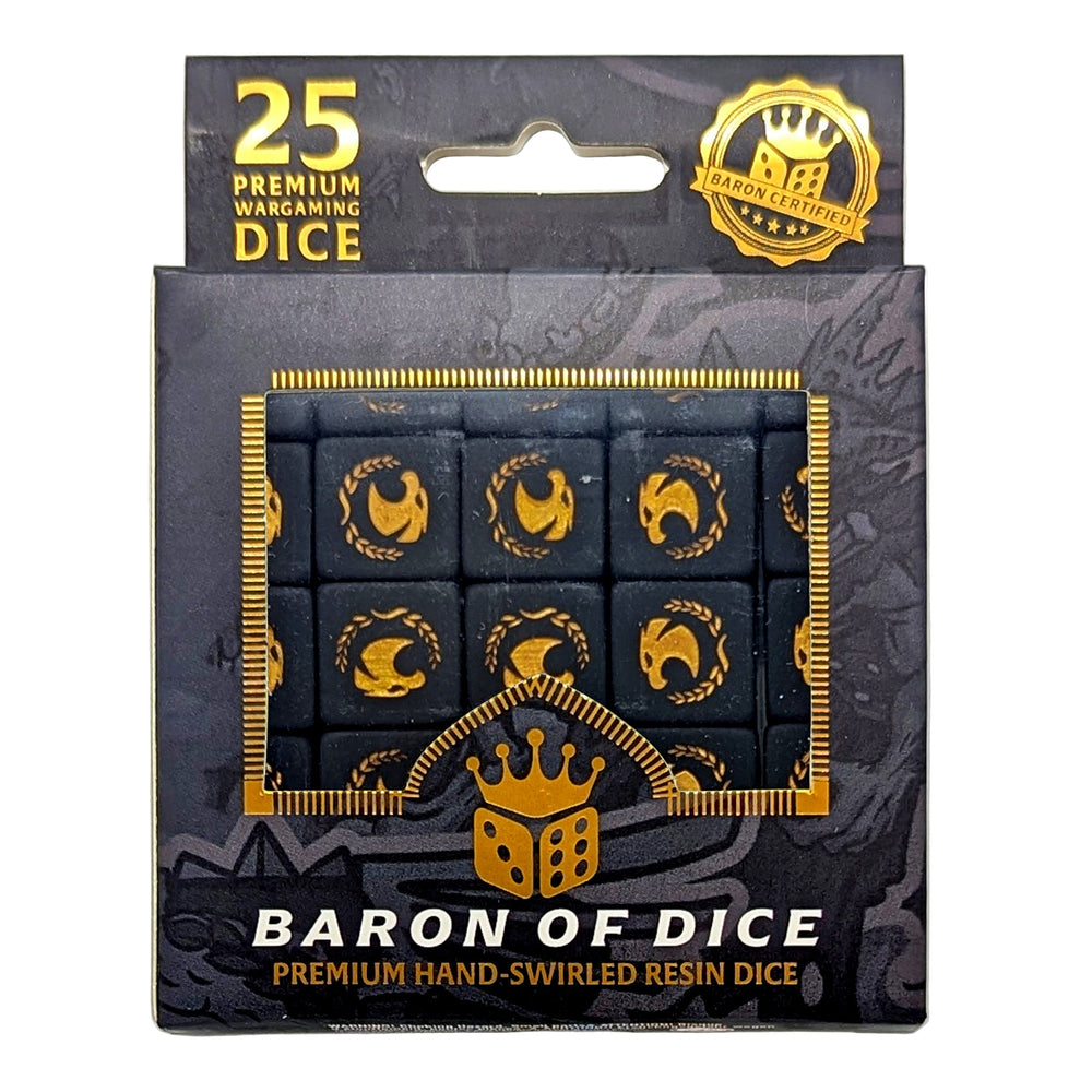 Baron of Dice - Golden Eagle - 16mm Dice Set (25)