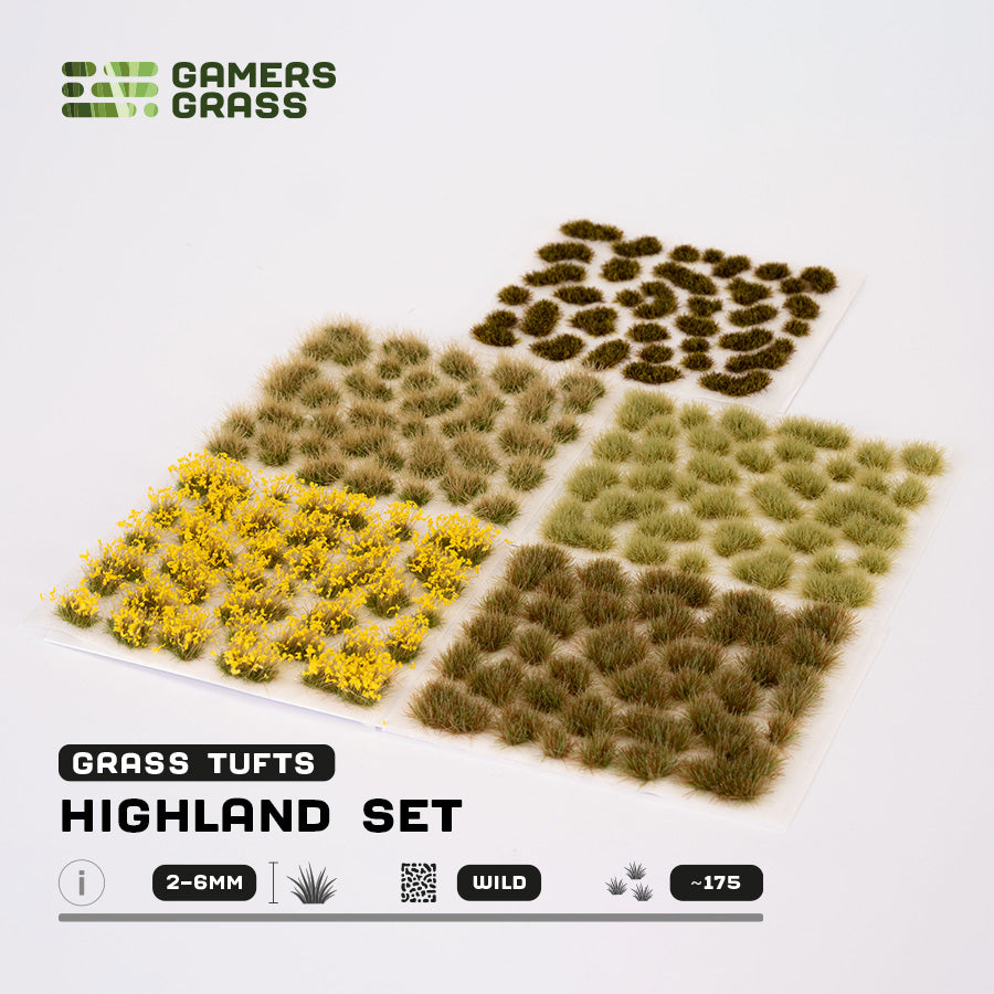 Highland Tuft Set 2-6mm - Wild