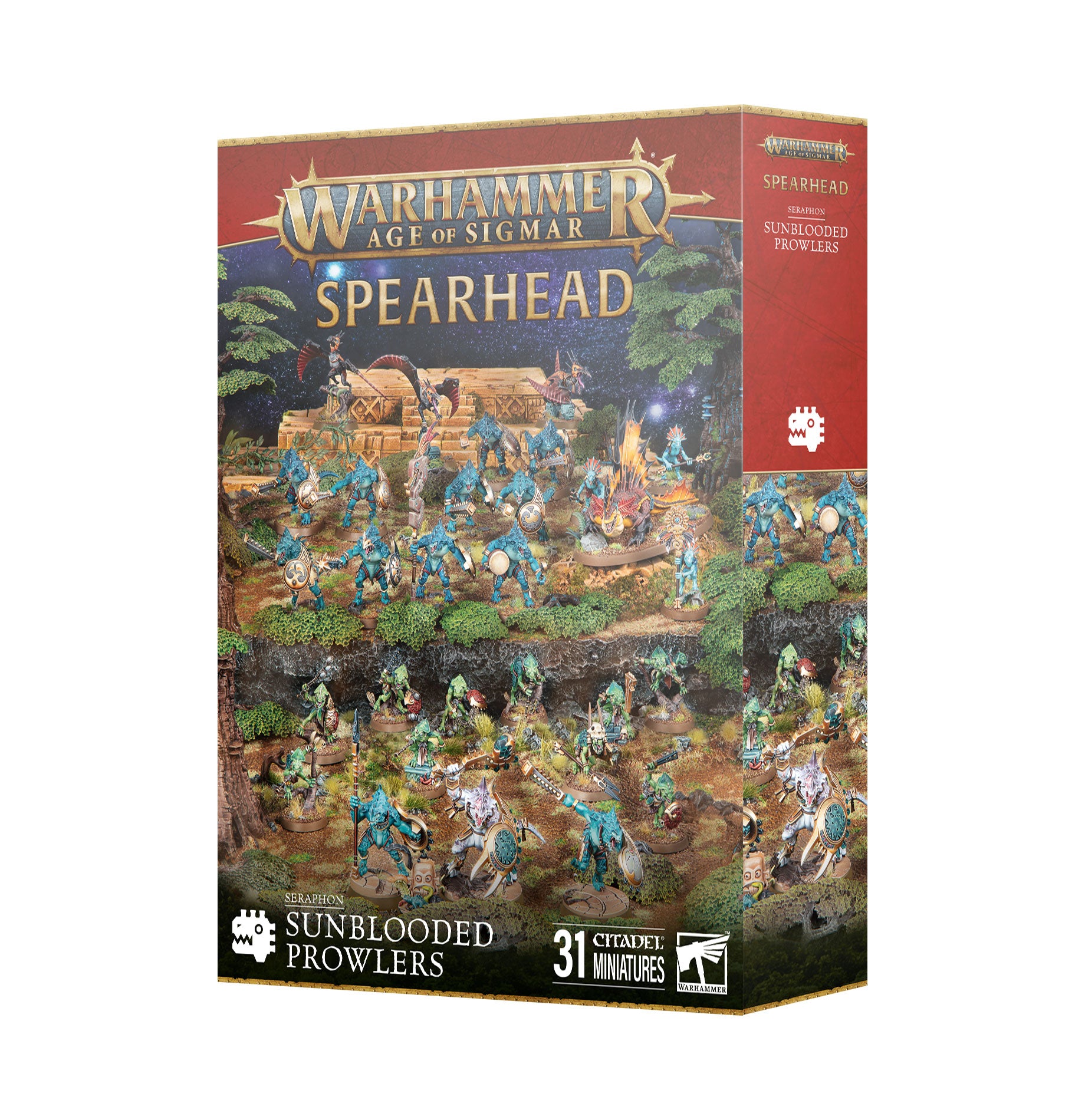 Spearhead: Seraphon - Sunblooded Prowlers +++Pre-order (14/6/25)+++