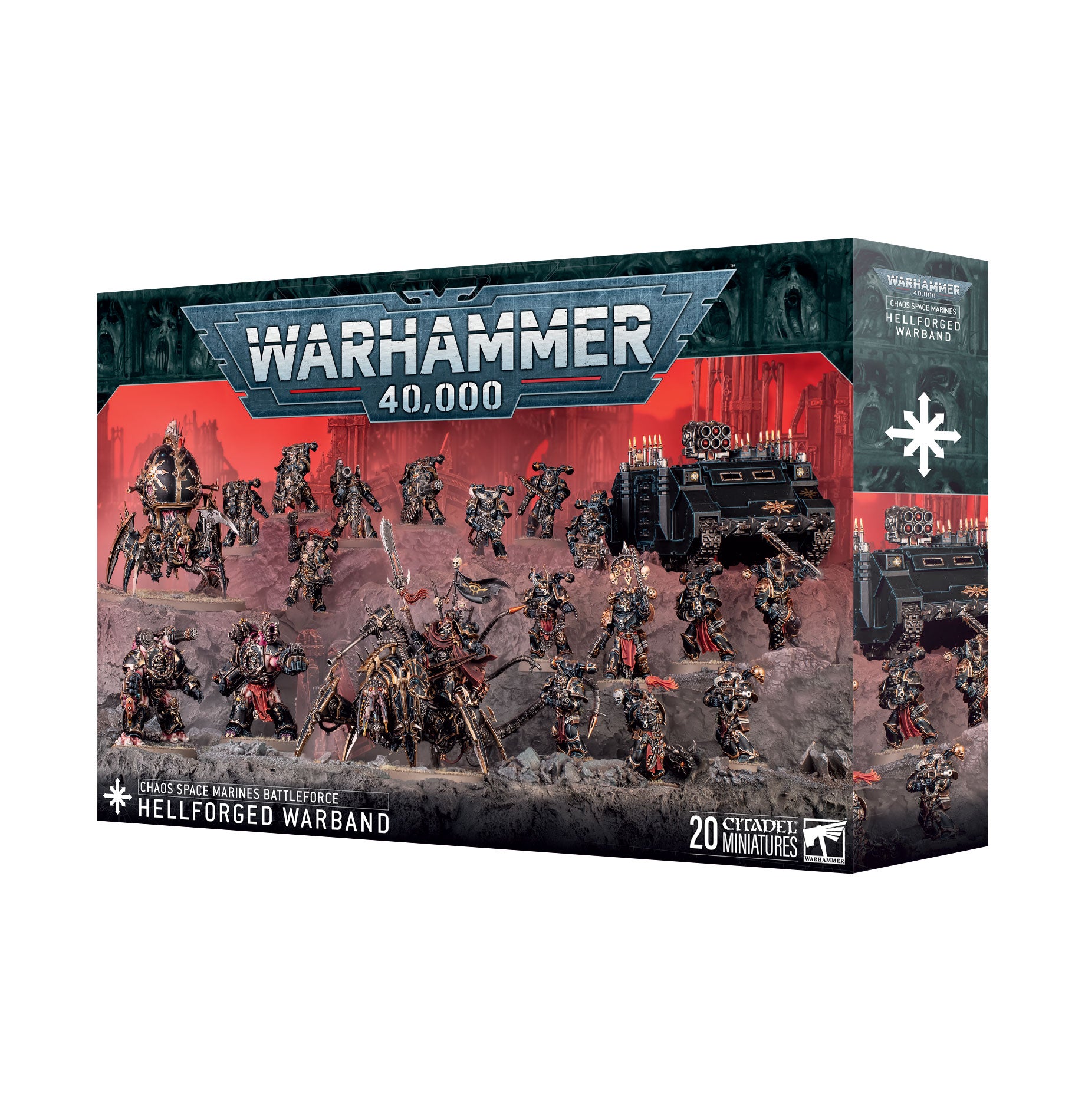 Chaos Space Marines Battleforce: Hellforged Warband +++Pre-order (28/11/25)+++