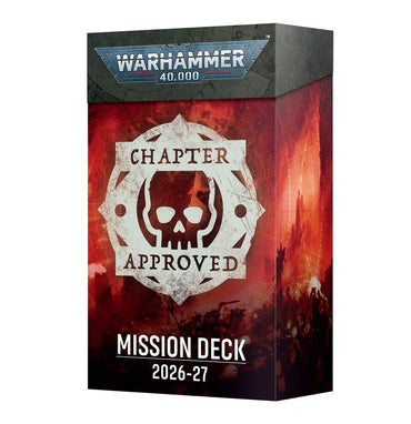 Warhammer 40,000: Chapter Approved Mission Deck 2026-27 +++Pre-order (27/6/26)+++