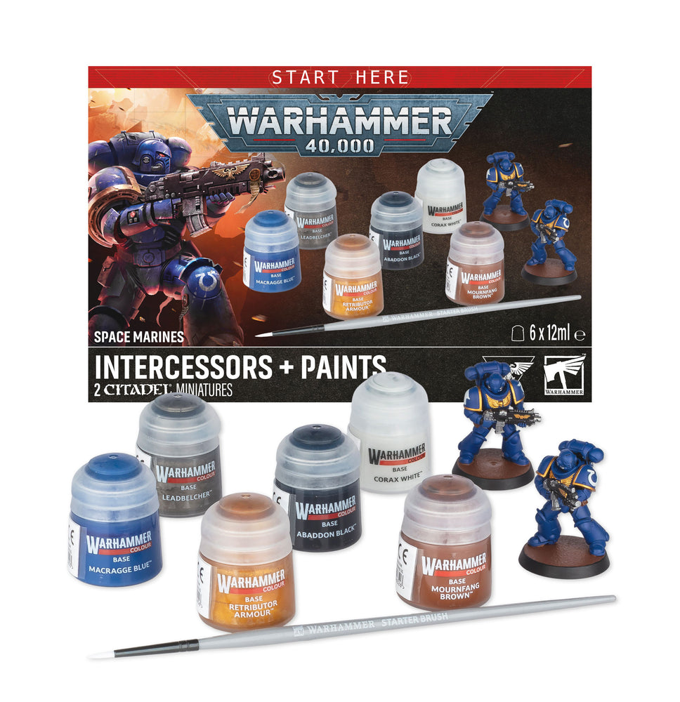 Space Marines: Intercessors + Paints +++Pre-order (25/7/26)+++