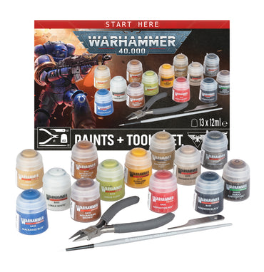 Warhammer 40,000: Paints + Tools Set +++Pre-order (25/7/26)+++