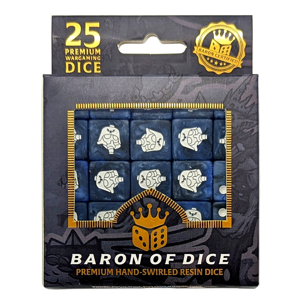 Baron of Dice - Kloned Corps - Helmet - 16mm Dice Set (25)
