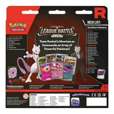 League Battle Deck - Team Rocket's Mewtwo ex