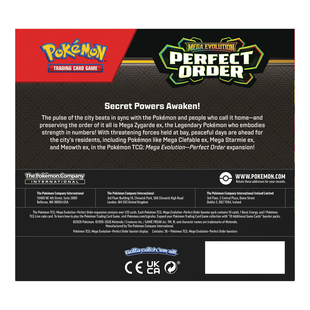 Mega Evolution: Perfect Order - Booster Box +++IN-STORE ONLY - LIMIT ONE+++