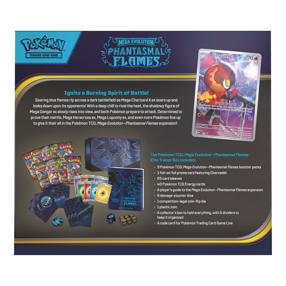 Mega Evolution: Phantasmal Flames - Elite Trainer Box +++IN-STORE ONLY - LIMIT ONE+++