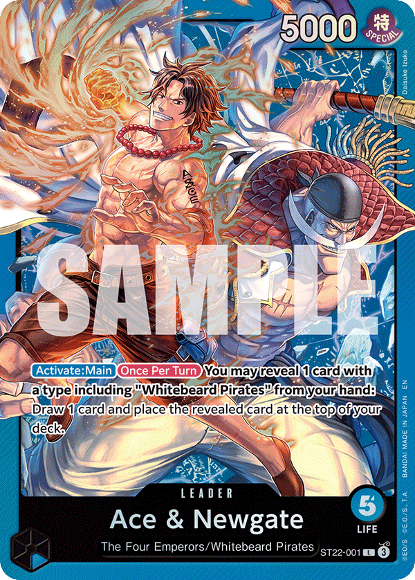 Starter Deck - Ace & Newgate [ST-22] +++CLEARENCE+++