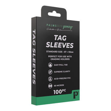 Tag Sleeves (100) - Palms Off Gaming