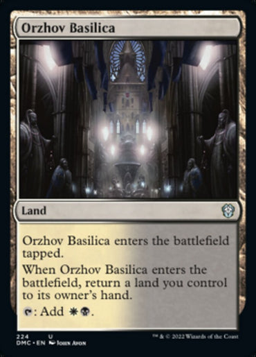 Orzhov Basilica [Dominaria United Commander]