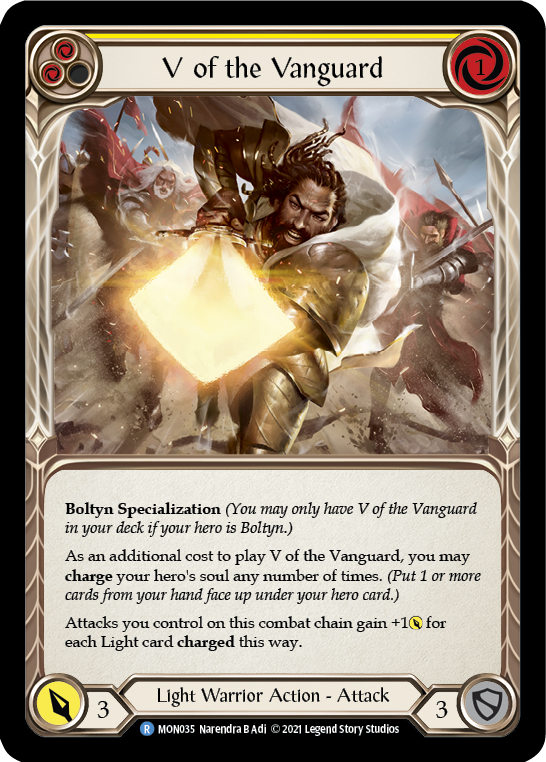V of the Vanguard [MON035] (Monarch)  1st Edition Normal