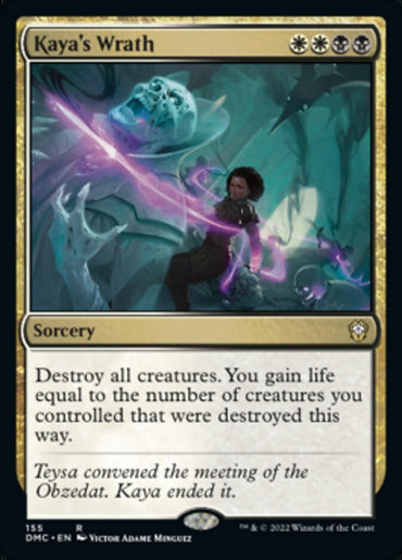 Kaya's Wrath [Dominaria United Commander]