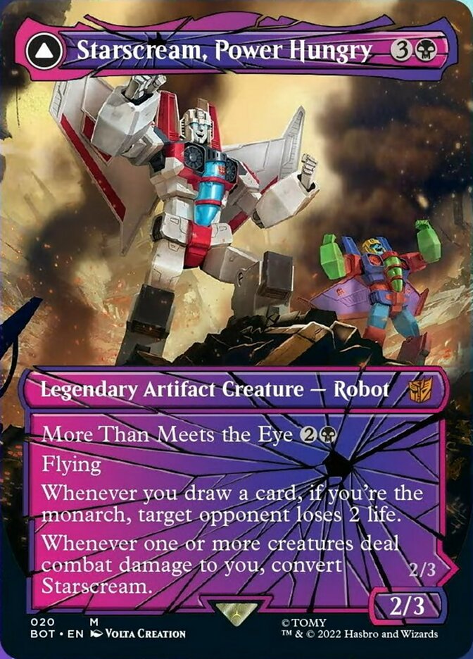 Starscream, Power Hungry // Starscream, Seeker Leader (Shattered Glass) [Transformers]