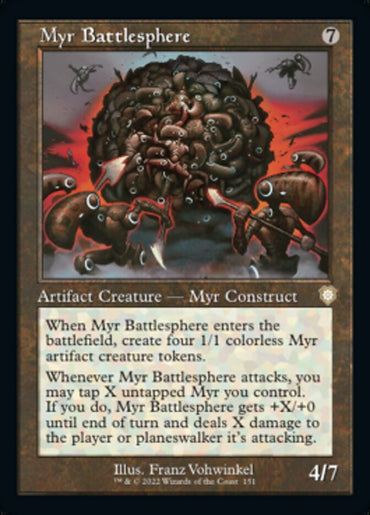 Myr Battlesphere (Retro) [The Brothers' War Commander]