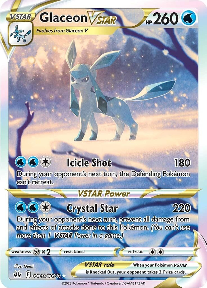 Glaceon VSTAR (GG40/GG70) [Sword & Shield: Crown Zenith]