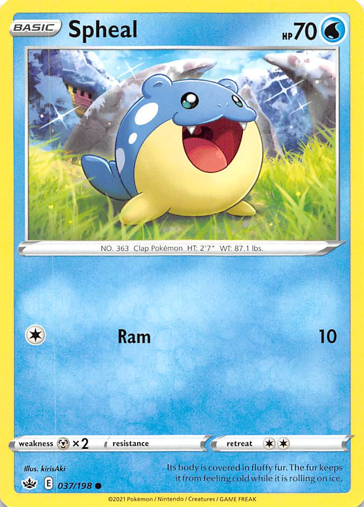 Spheal (037/198) [Sword & Shield: Chilling Reign]